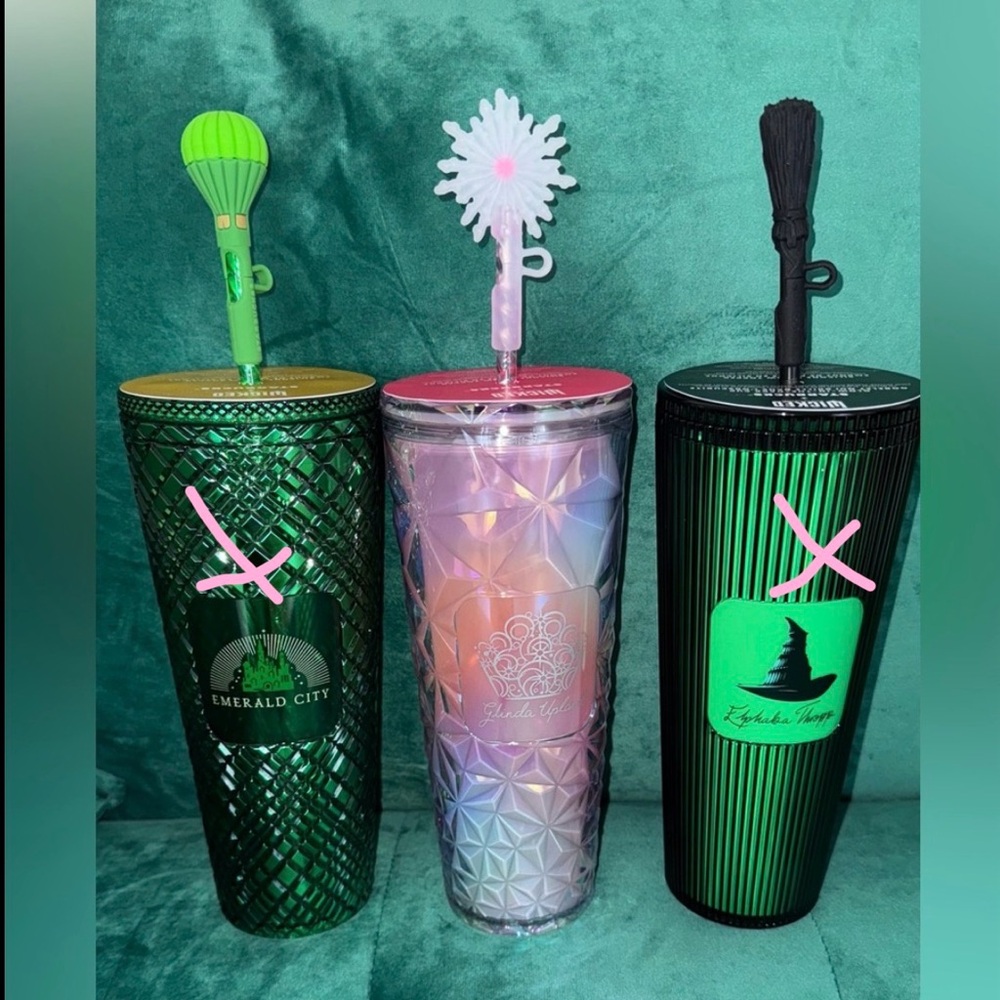 WICKED x Starbucks Limited Edition *RARE*
 2024 Glinda Cup ONLY greens sold